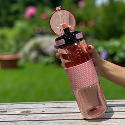 Uzspace Detox Trıtan Matara 700 Ml Pembe 5061