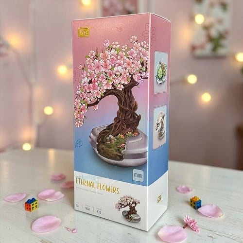 Vagon Loz Ebedi Çiçekler Pembe Sakura Kiraz Ağacı 426 Parça 1661