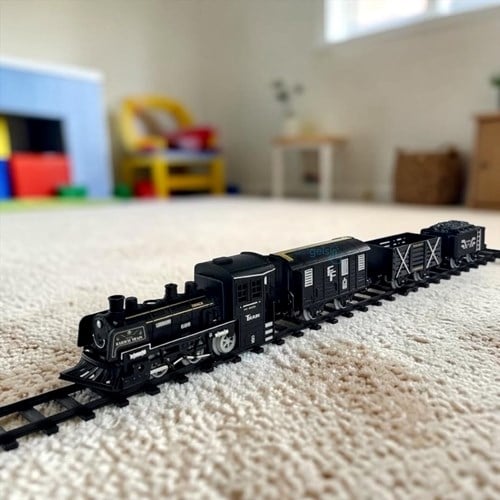 Vardem Işıklı Sesli Buharlı Tren Seti 15 Parça