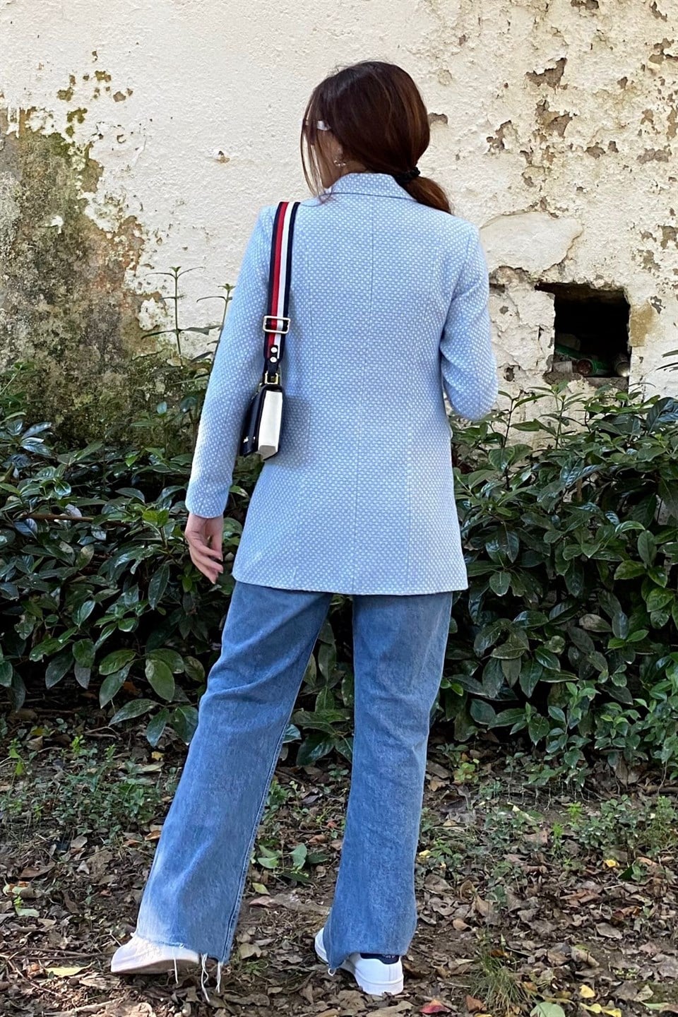 Bebe Mavisi Astarlı Blazer Ceket