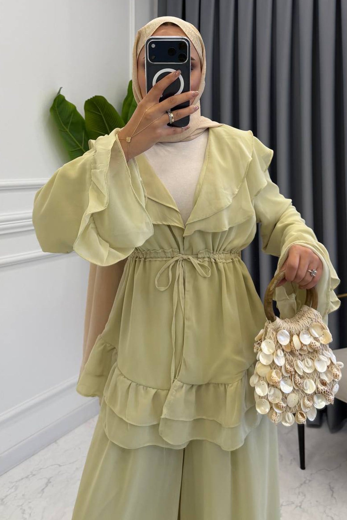 DİANA ŞİFON TAKIM MİNT