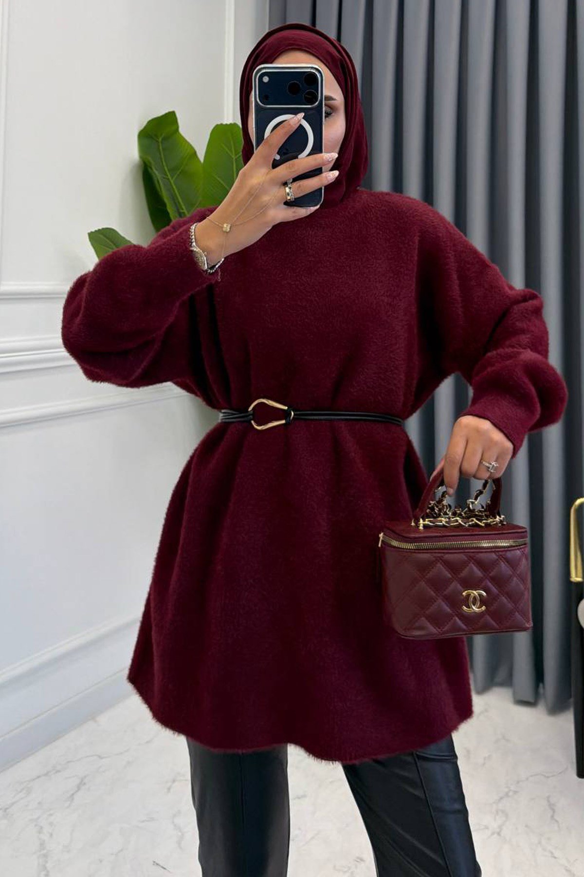 FRİO YUMOŞ KAZAK BORDO
