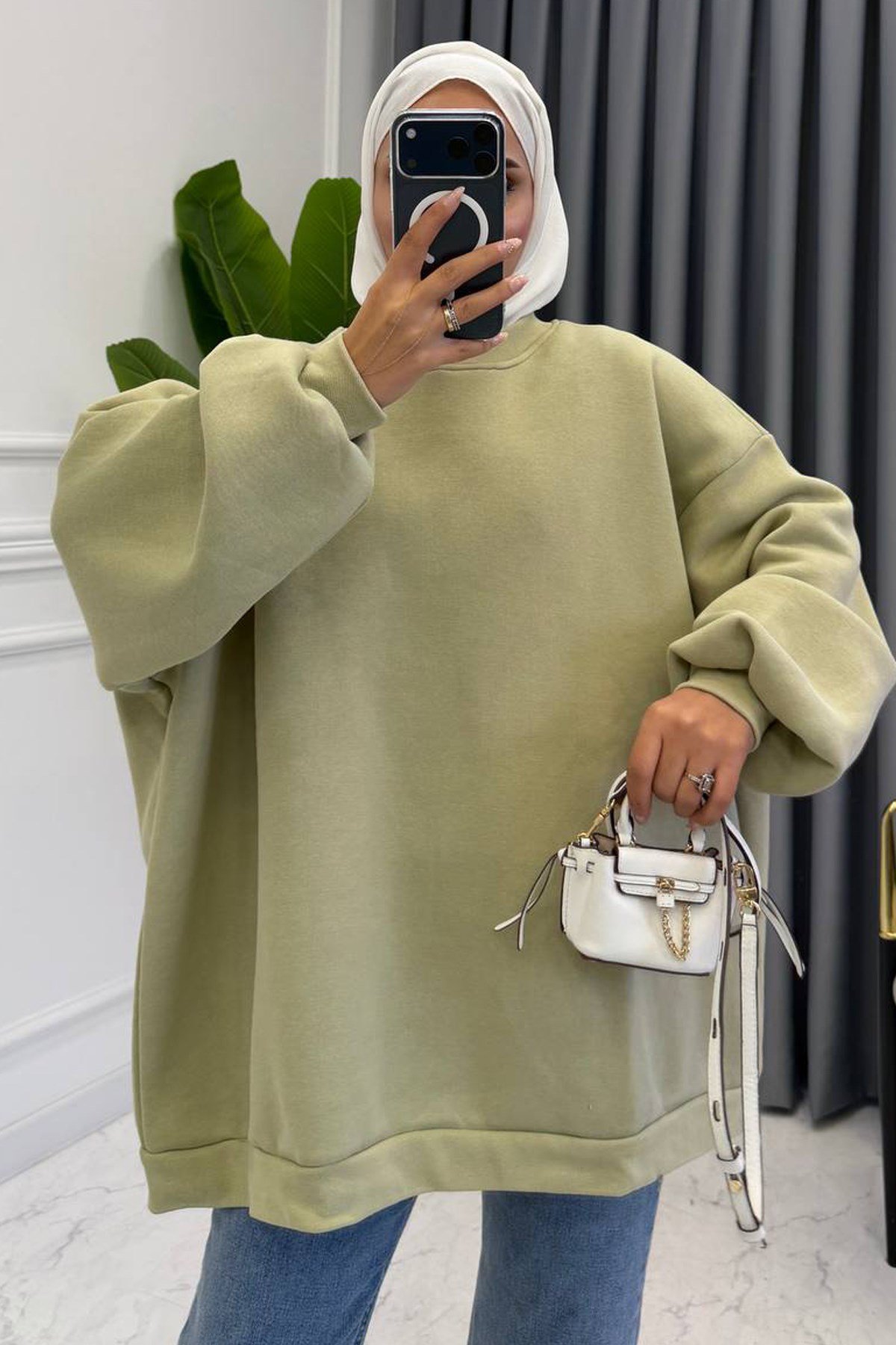 OVERSİZE SWEAT MİNT