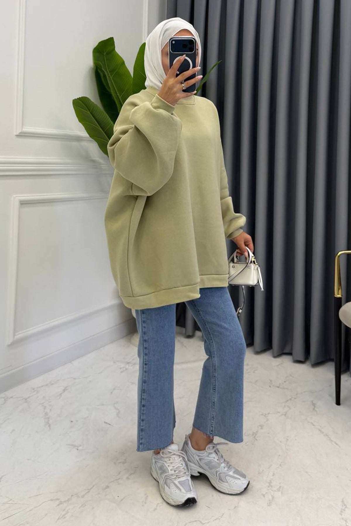 OVERSİZE SWEAT MİNT