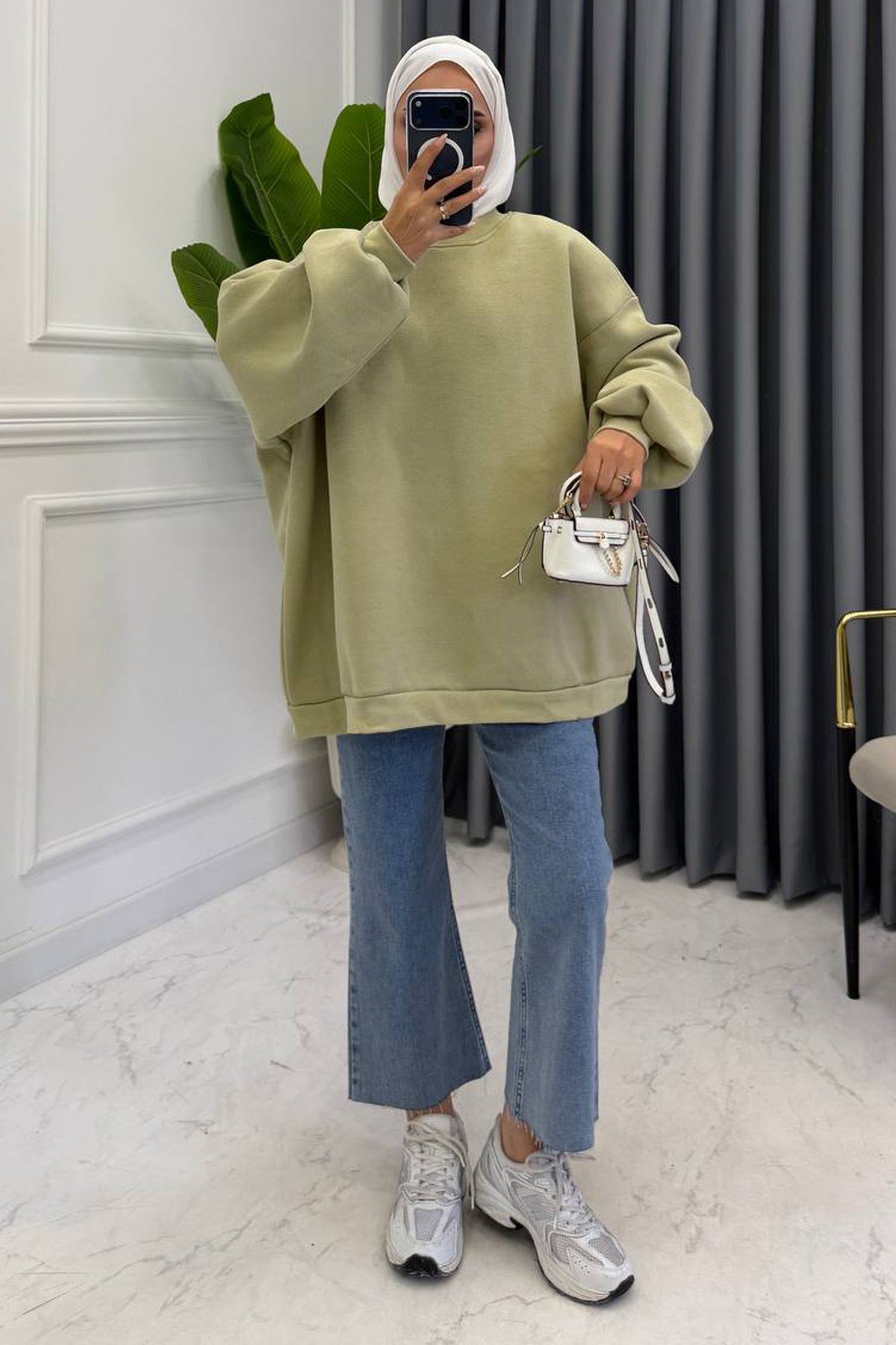OVERSİZE SWEAT MİNT