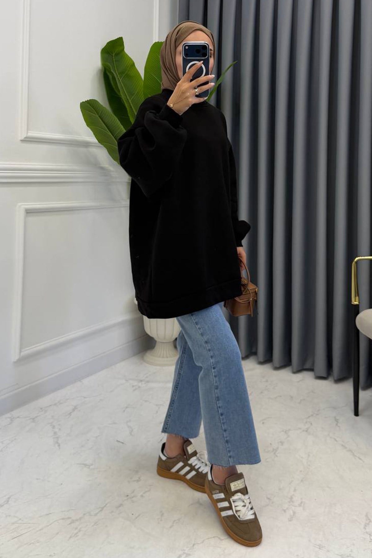 OVERSİZE SWEAT SİYAH