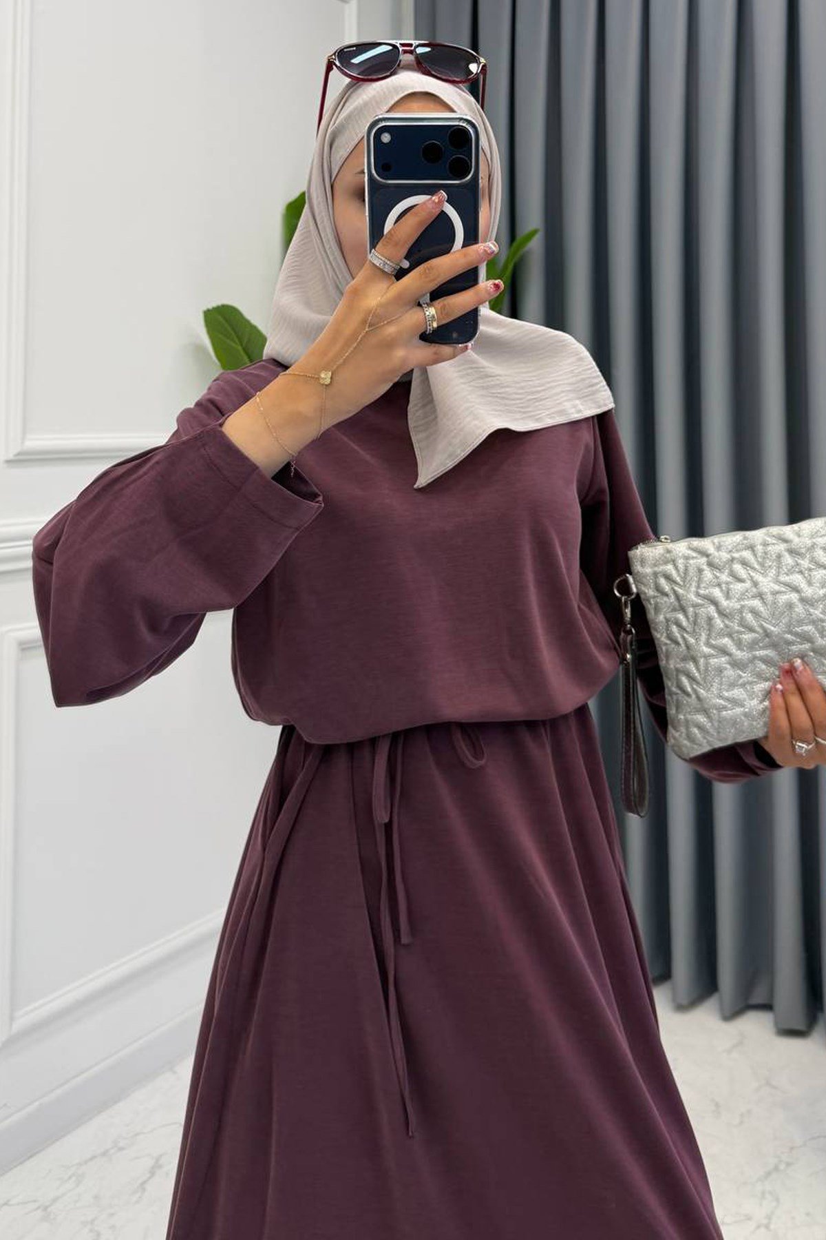 ŞALVAR MODEL ELBİSE MÜRDÜM