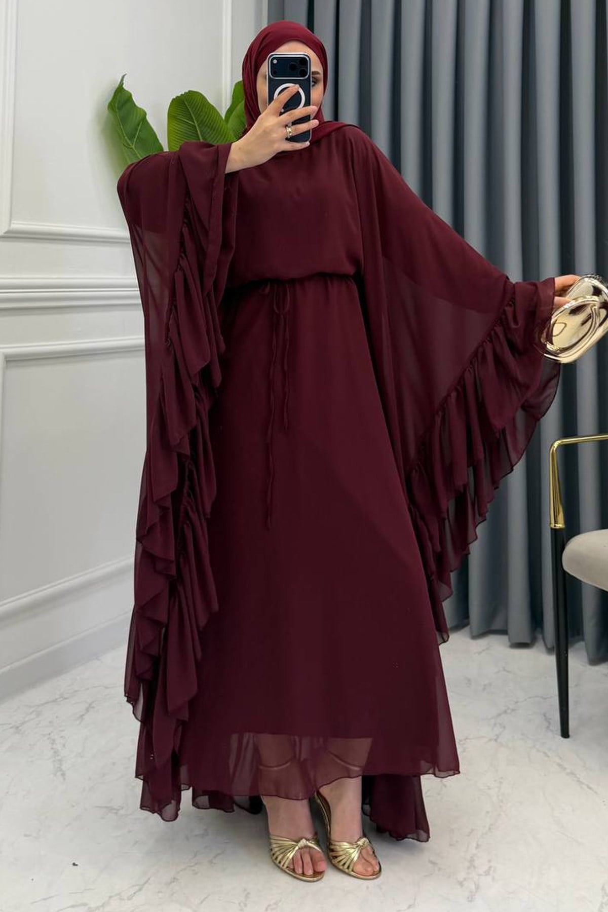 YARASA MODEL ABAYA BORDO