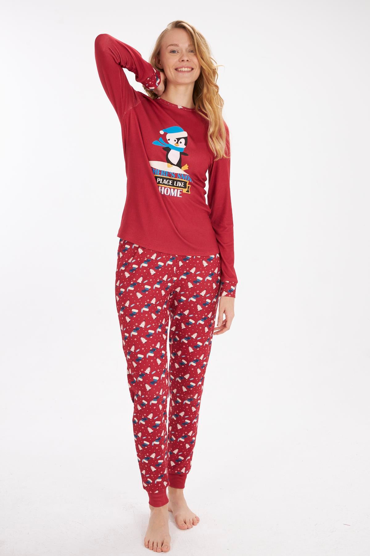 Like Home Aile Kombin Anne Kız Pijama Takımı