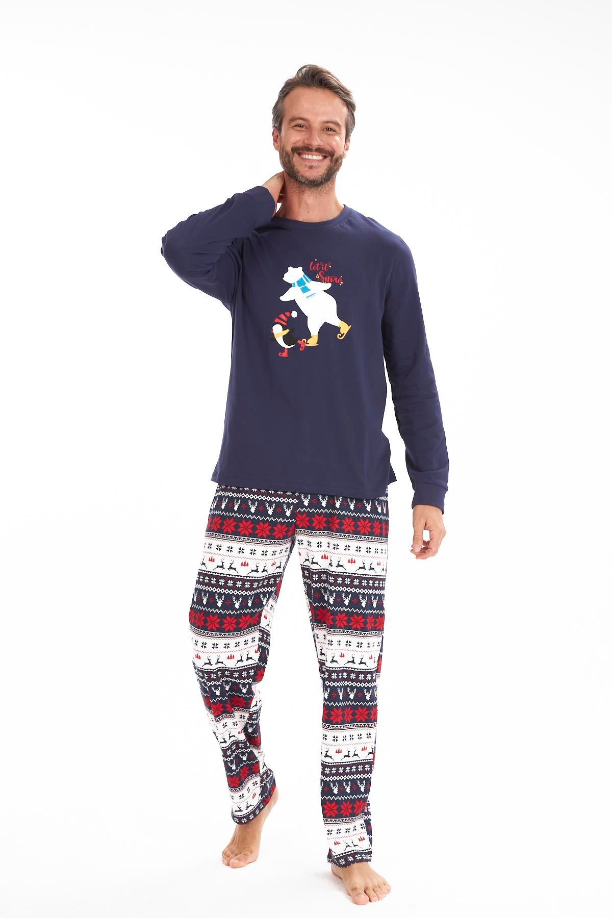 Smiley Baba Oğul Pijama Takımı