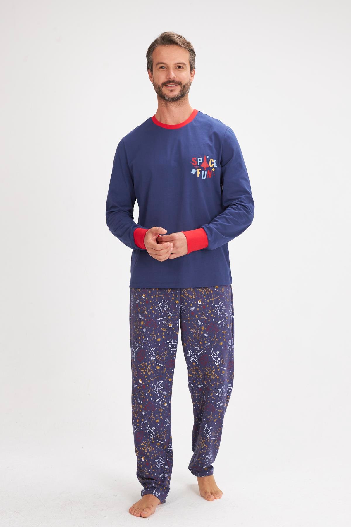 Space Fun Baba Oğul Pijama Takımı