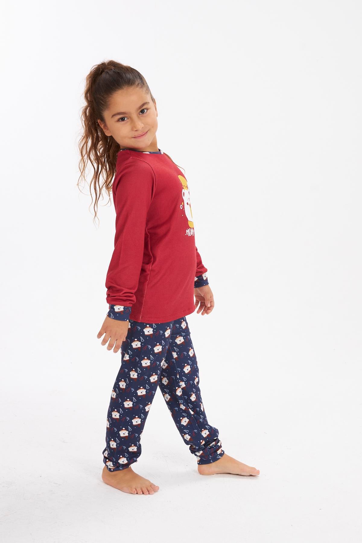 Sweet Teddy Anne Kız Pijama Takımı