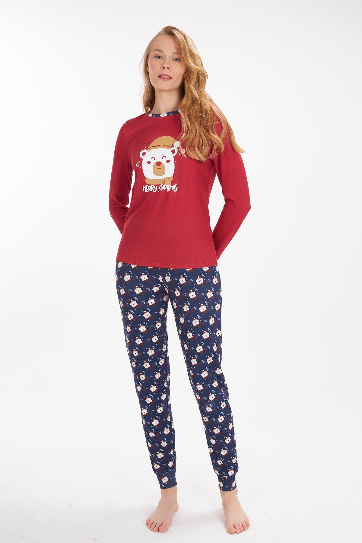 Sweet Teddy Anne Kız Pijama Takımı