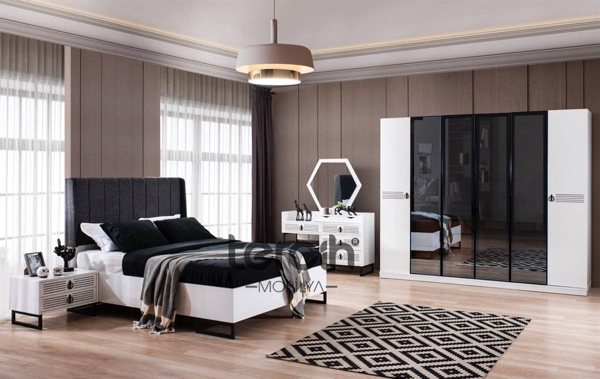 Trend Beyaz Yatak OdasıModern Yatak Odası TakımıTrend Beyaz Yatak Odası