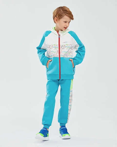 2Xı-Lock B Full Zip Hoodie Sweatshirt Çocuk Sweatshirt