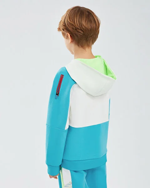 2Xı-Lock B Full Zip Hoodie Sweatshirt Çocuk Sweatshirt