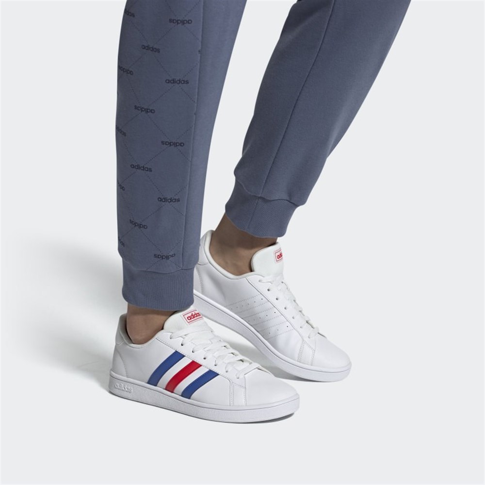 Adidas Grand Court Base Erkek Beyaz Ayakkabı - EE7901