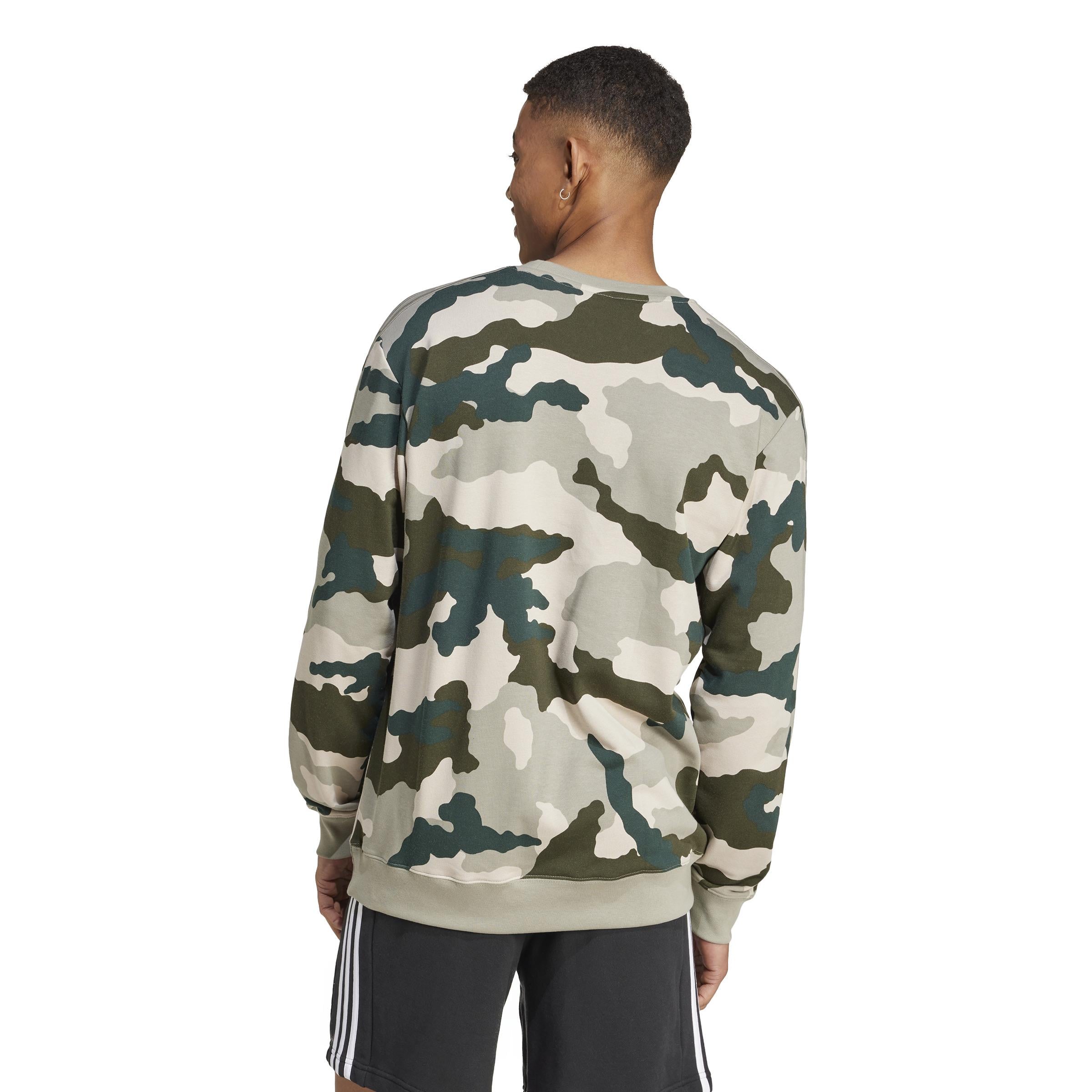 Adidas M Camo Crw Erkek Sweatshirt