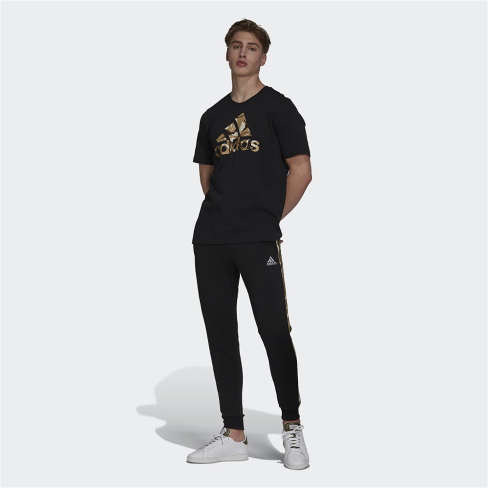 Adidas M Camo T Erkek Siyah T-shirt - H12198