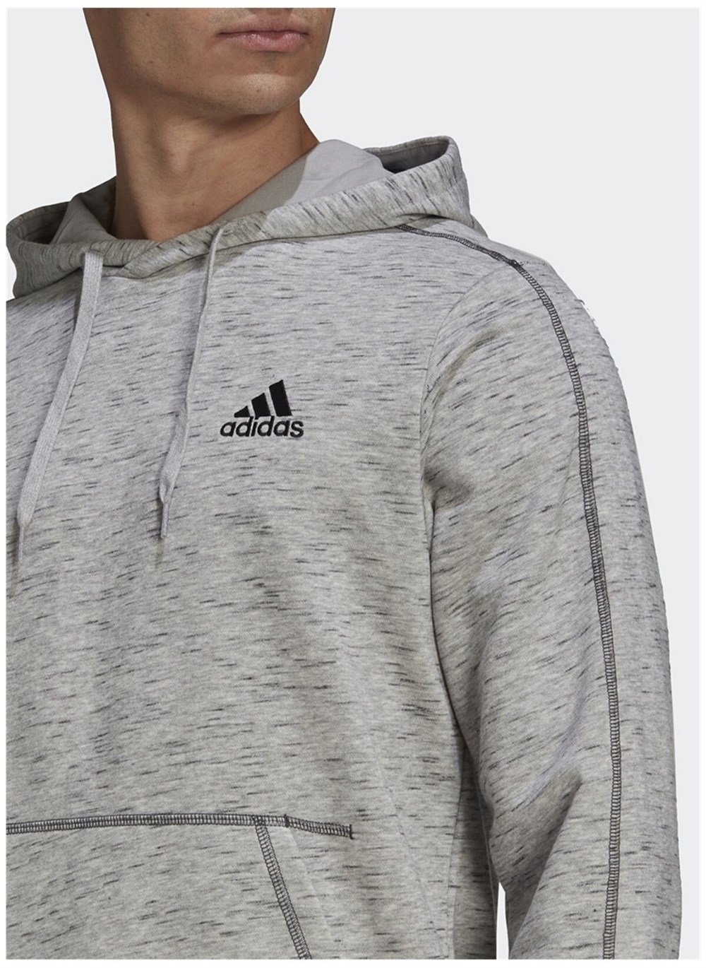 Adidas M Mel Hd Erkek Gri Sweatshirt - GK8973