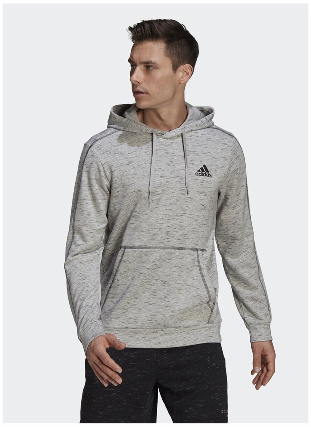 Adidas M Mel Hd Erkek Gri Sweatshirt - GK8973