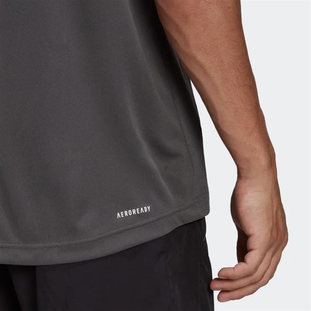 Adidas Motion Tee Erkek Gri Antrenman T-shirt - HD4322