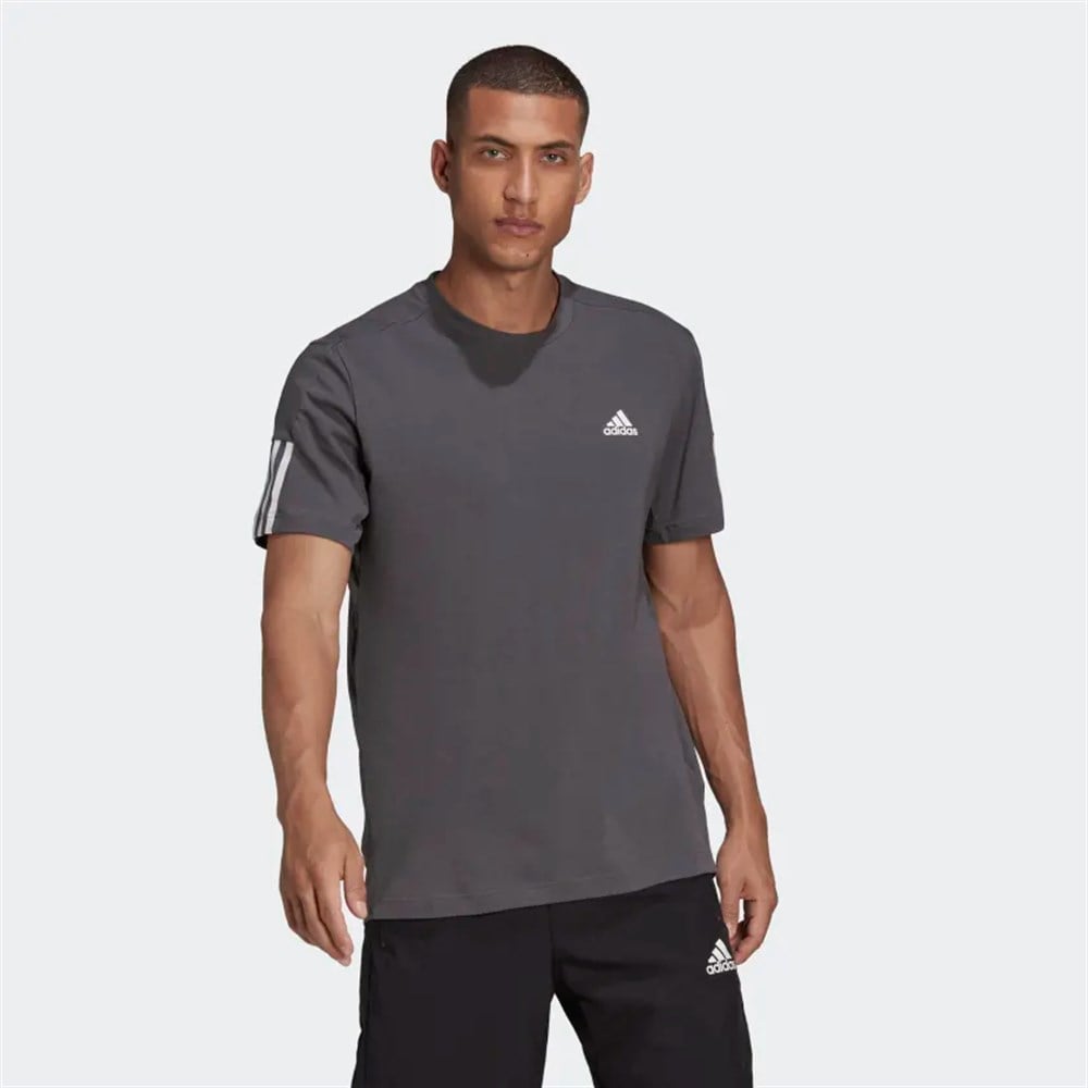 Adidas Motion Tee Erkek Gri Antrenman T-shirt - HD4322