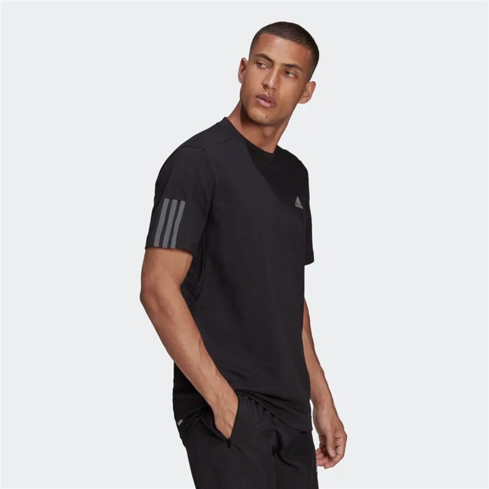 Adidas Motion Tee Erkek Siyah Antrenman T-shirt - HD4323