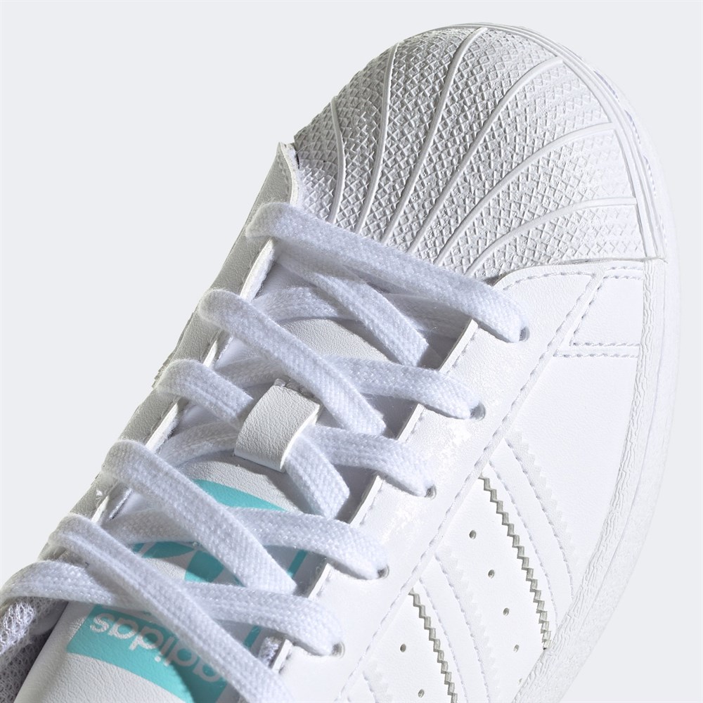 Adidas Superstar J Çocuk Beyaz Günlük Spor Ayakkabı - H03949