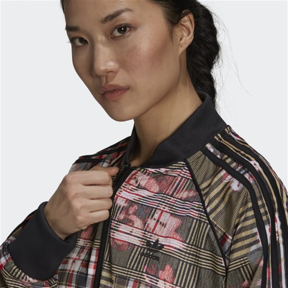 Adidas Tracktop Kadın Siyah Günlük Ceket - H20455