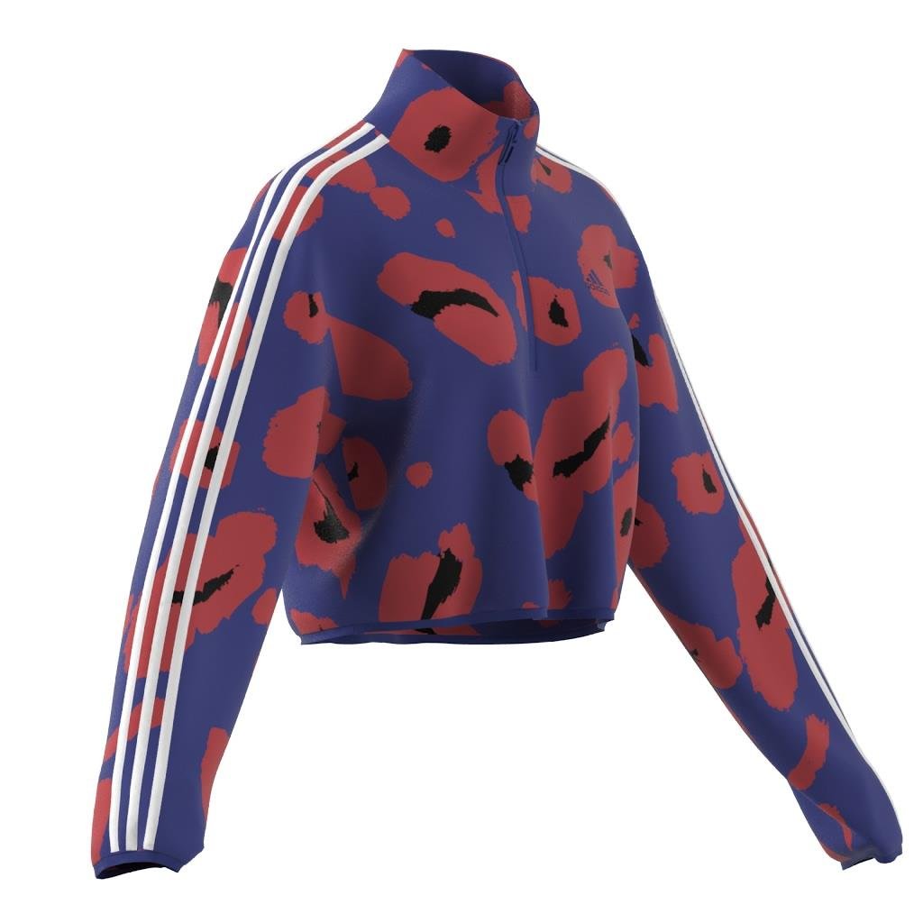 Adidas W Anml 3S 14Zip Kadın Sweatshirt
