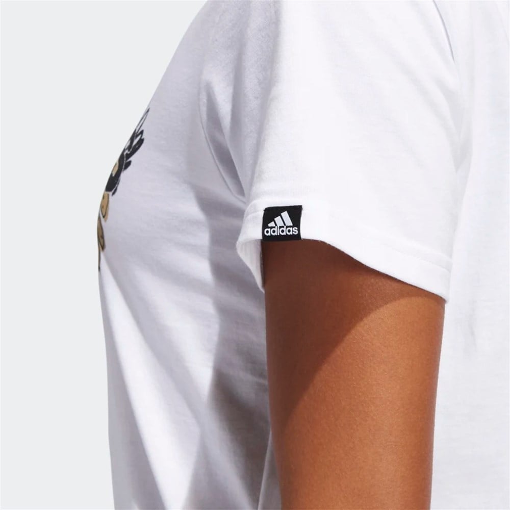 Adidas W Farm G T Kadın Beyaz Günlük T-shirt - H57399