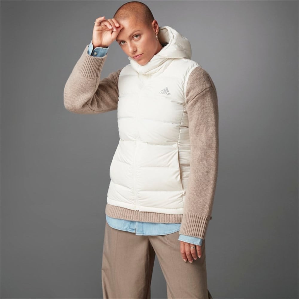Adidas W Helionic Vest Kadın Beyaz Yelek - DW9277