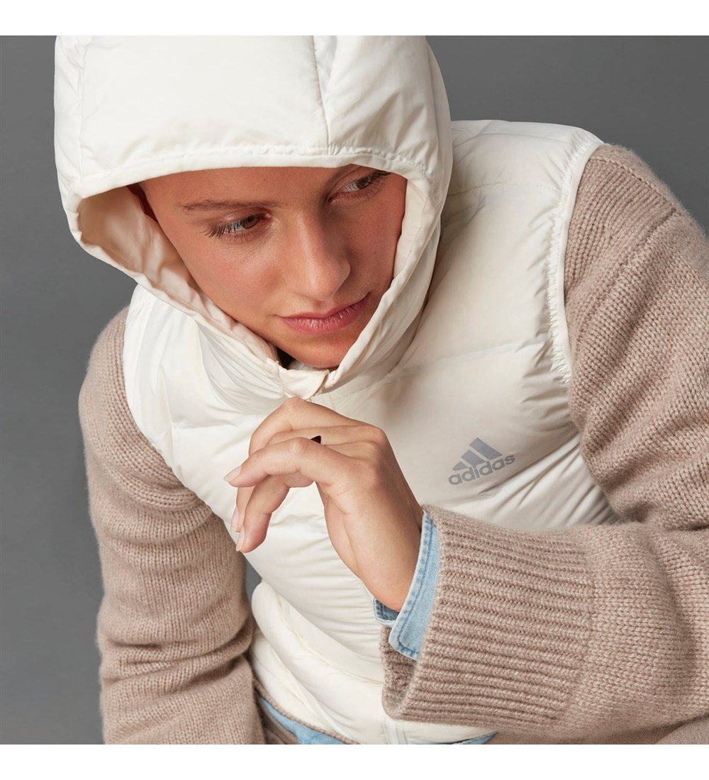 Adidas W Helionic Vest Kadın Beyaz Yelek - DW9277