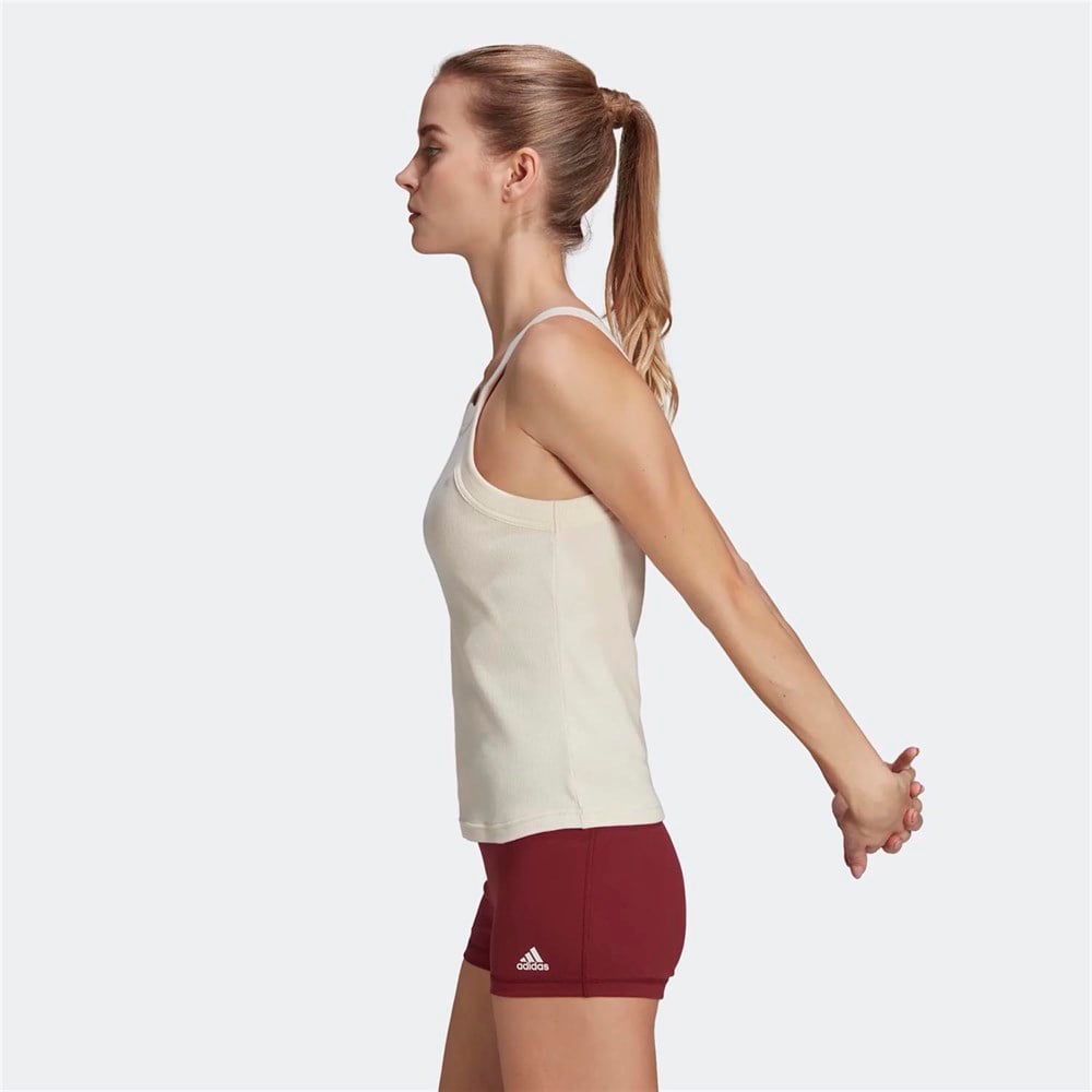 Adidas Yoga Tank Kadın Krem Günlük Atlet - HD6749