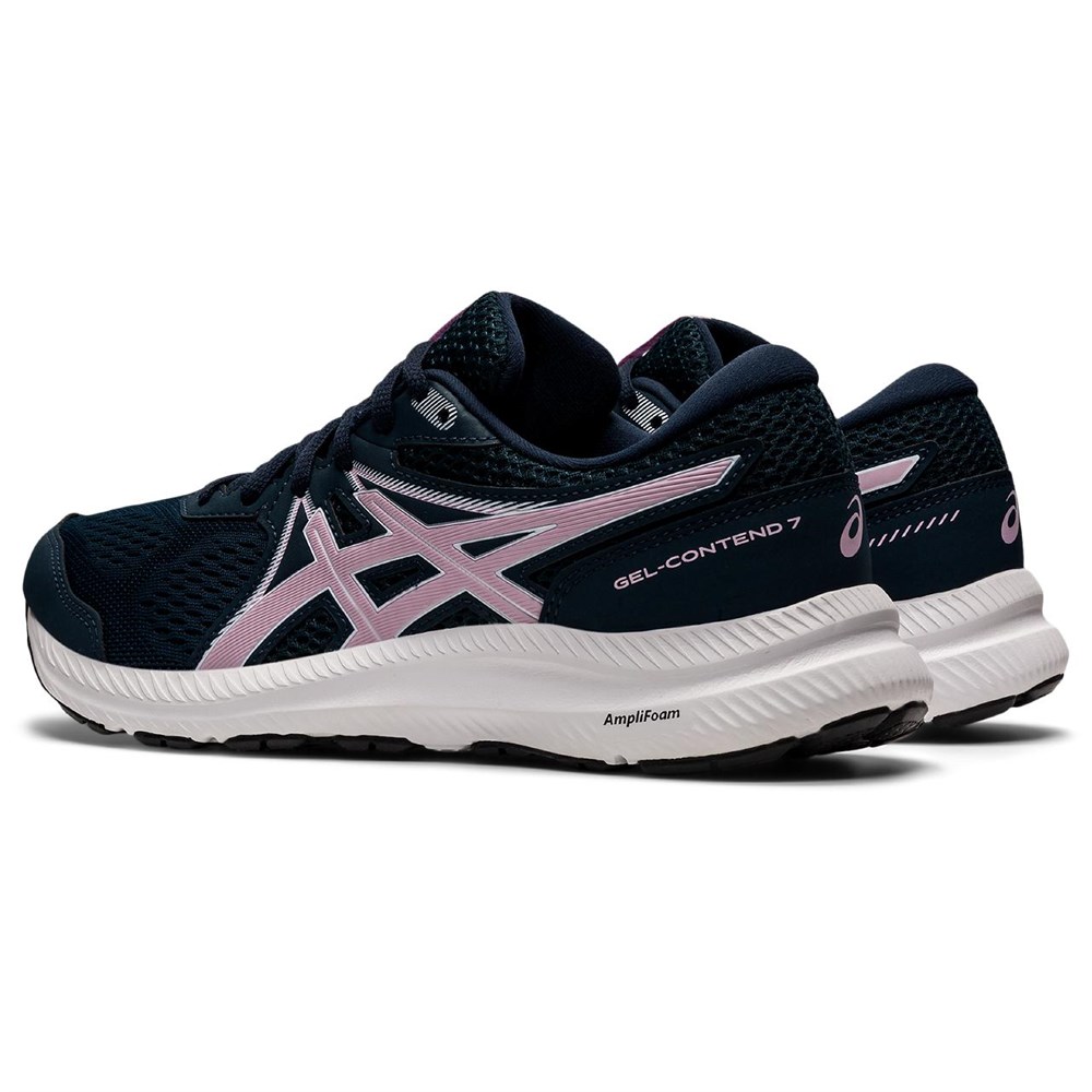 Asics Gel-Contend 7 Kadın Lacivert Koşu Spor Ayakkabı 1012A911-410