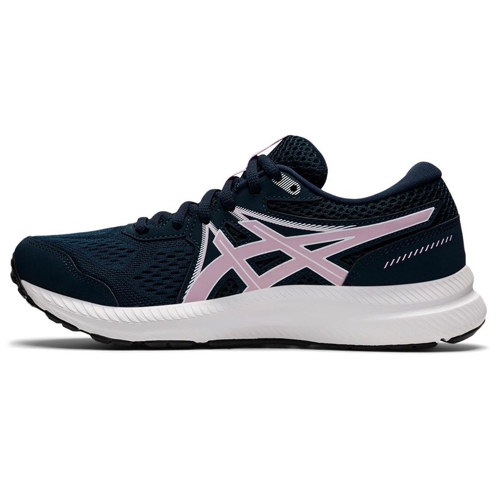 Asics Gel-Contend 7 Kadın Lacivert Koşu Spor Ayakkabı 1012A911-410