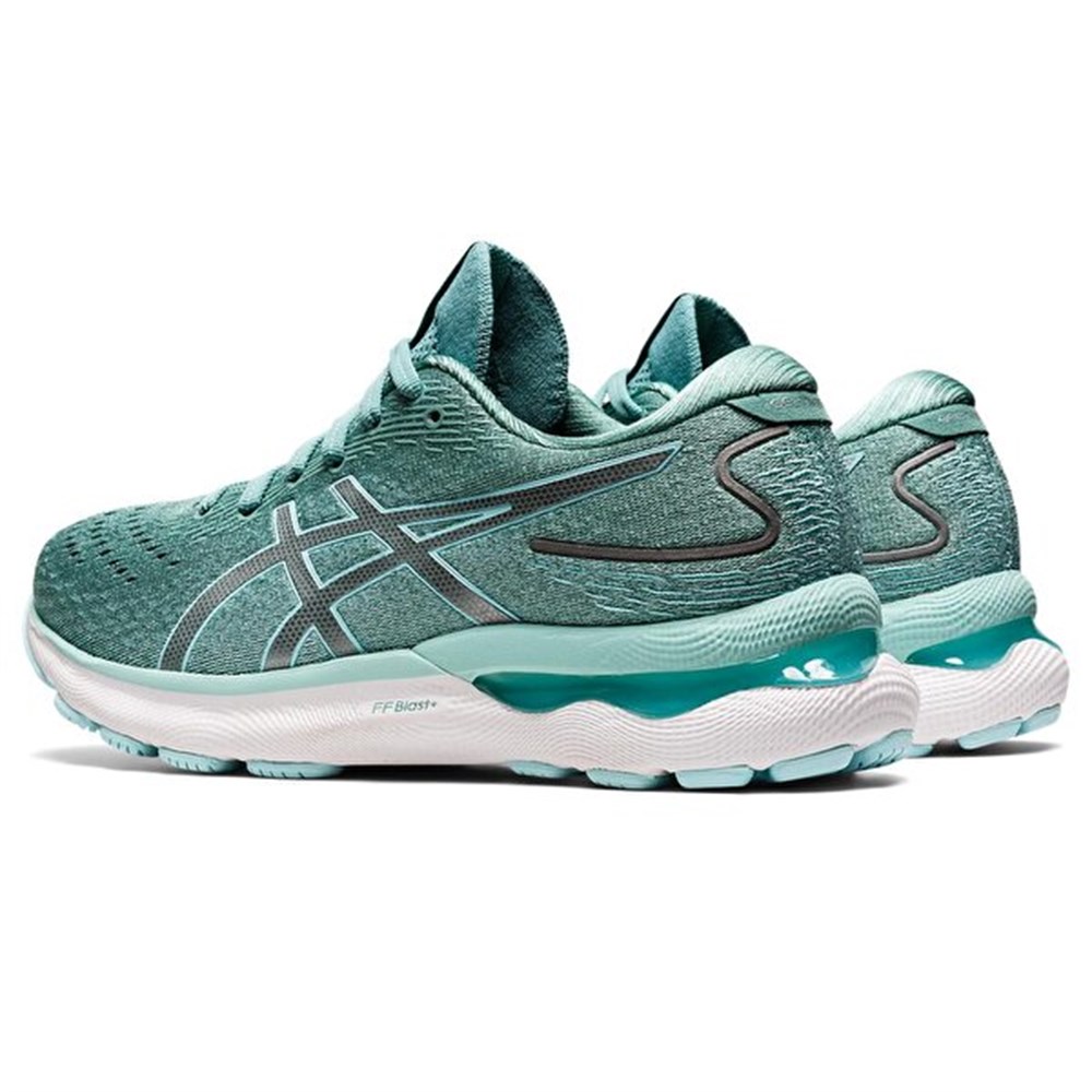 Asics Gel-Nimbus 24 Kadın Yeşil Koşu Spor Ayakkabı 1012B201-300
