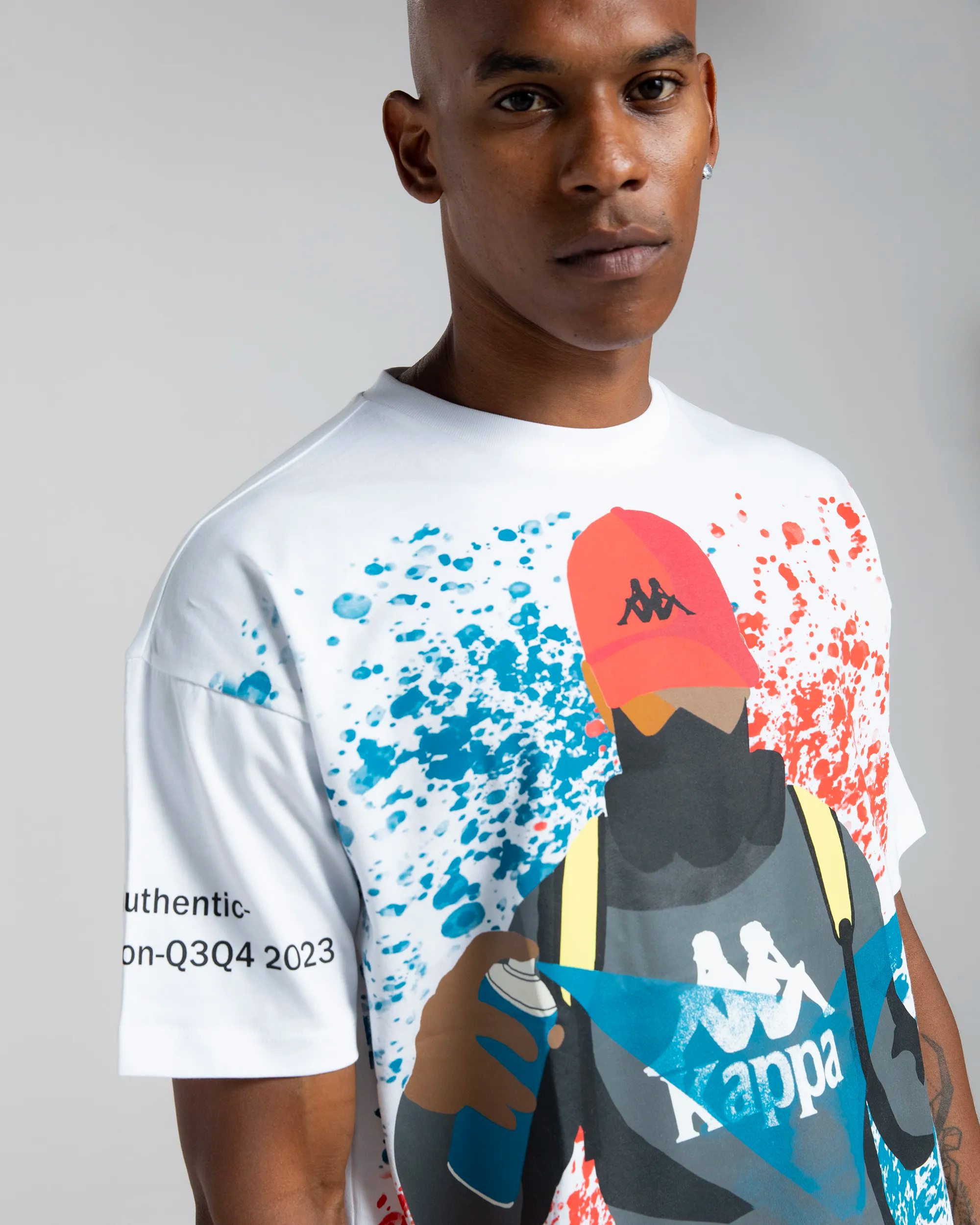 Authentic Graphik Garrel Erkek T-shirt