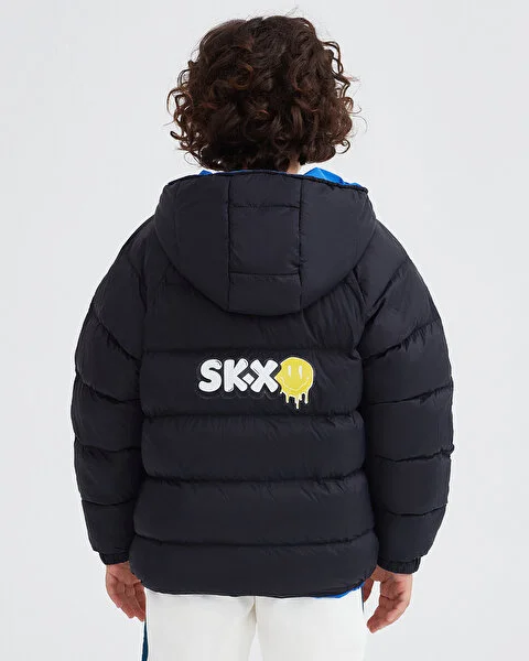 B Outerwear Reversible Coated Jacket Çocuk Ceket