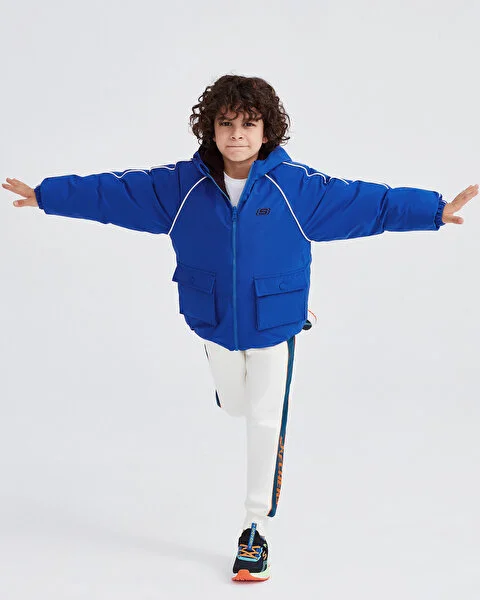 B Outerwear Reversible Coated Jacket Çocuk Ceket