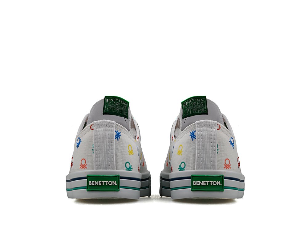 Benetton Kadın Beyaz Günlük Spor Ayakkabı - BN-30187-19