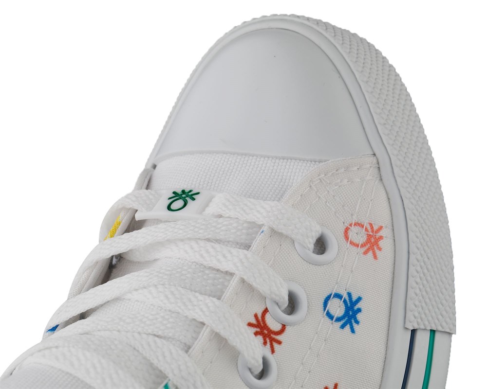 Benetton Kadın Beyaz Günlük Spor Ayakkabı - BN-30185-19