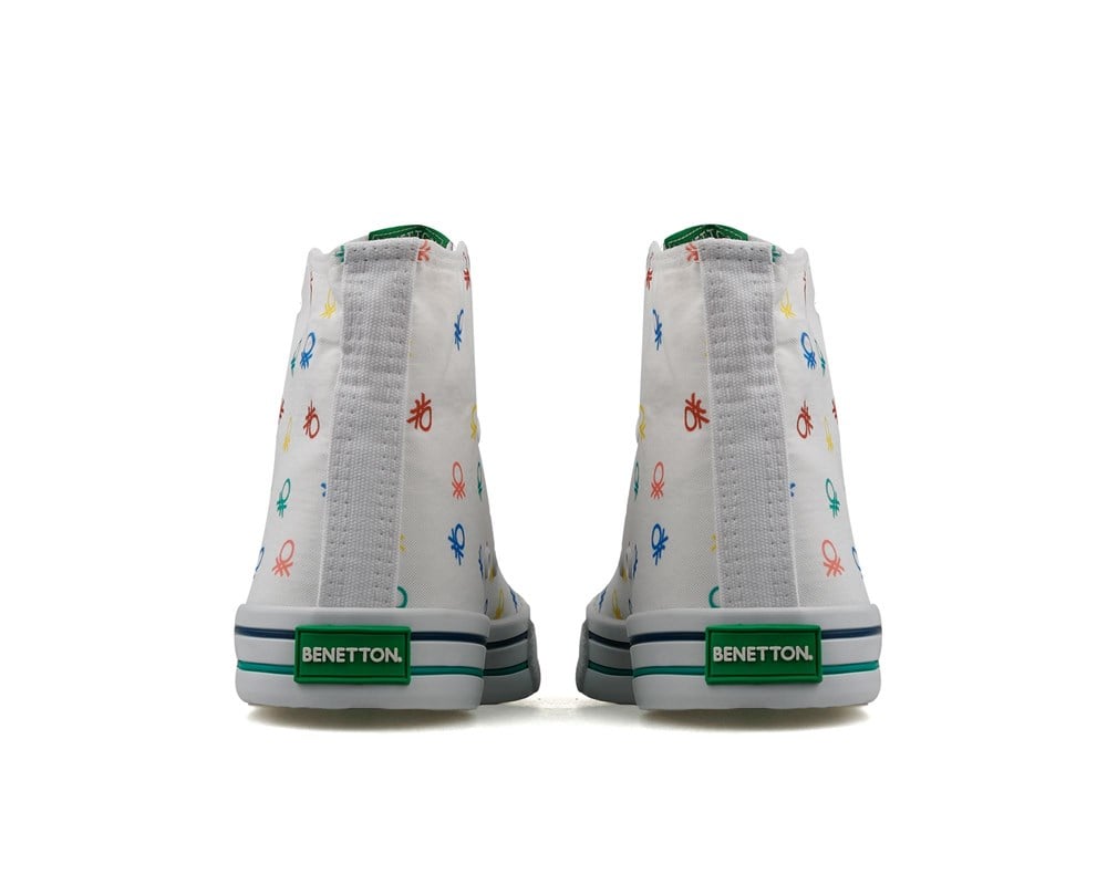Benetton Kadın Beyaz Günlük Spor Ayakkabı - BN-30185-19