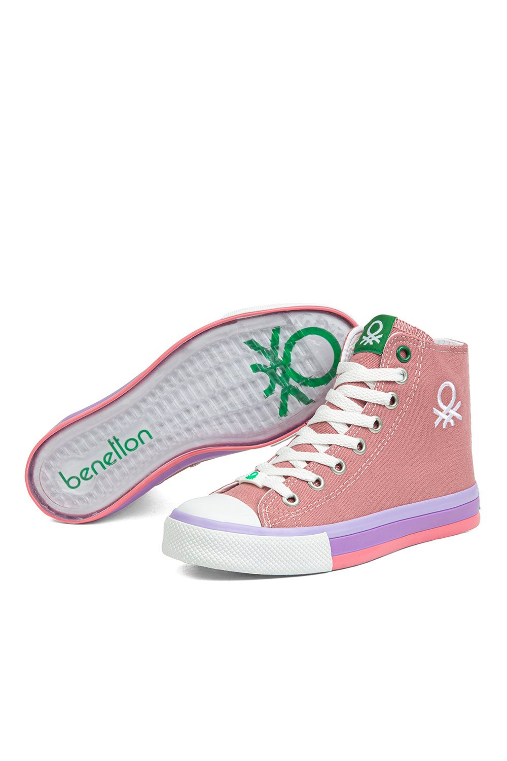 Benetton Kadın Pembe Günlük Spor Ayakkabı - BN-30189-663
