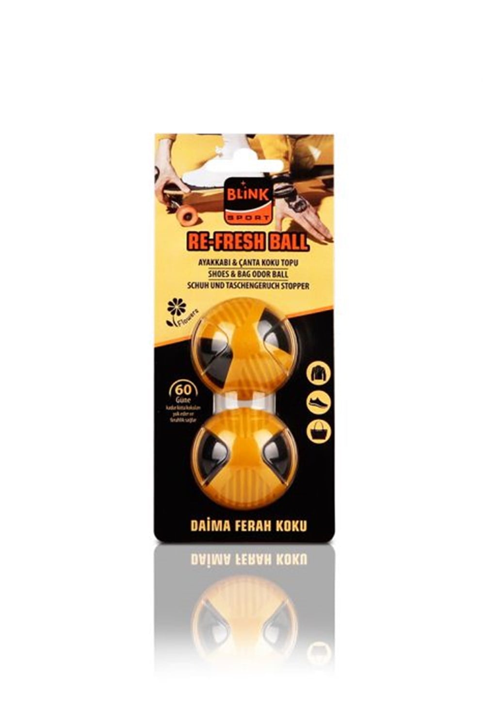 Blink Sport Re-fresh Ball Ayakkabı ve Çanta Koku Topu - B-8930