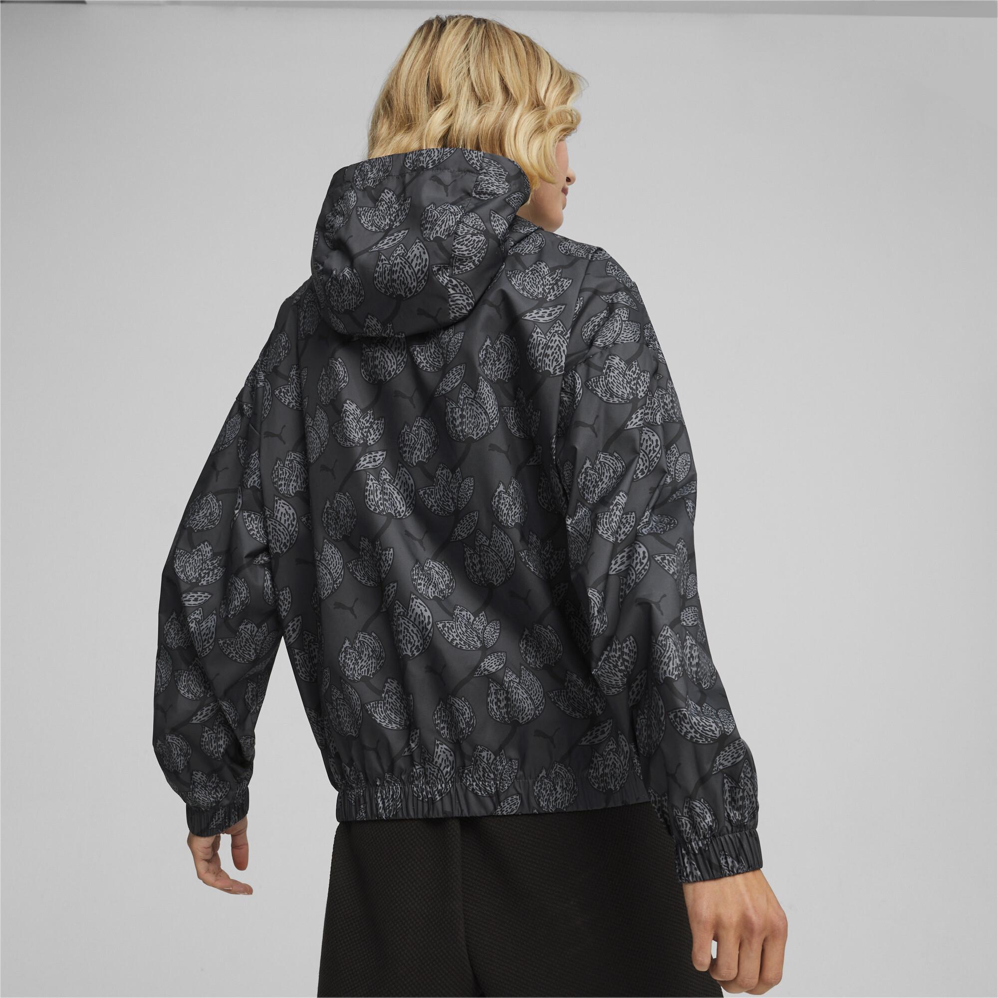 Blossom Aop Windbreaker Kadın Yağmurluk