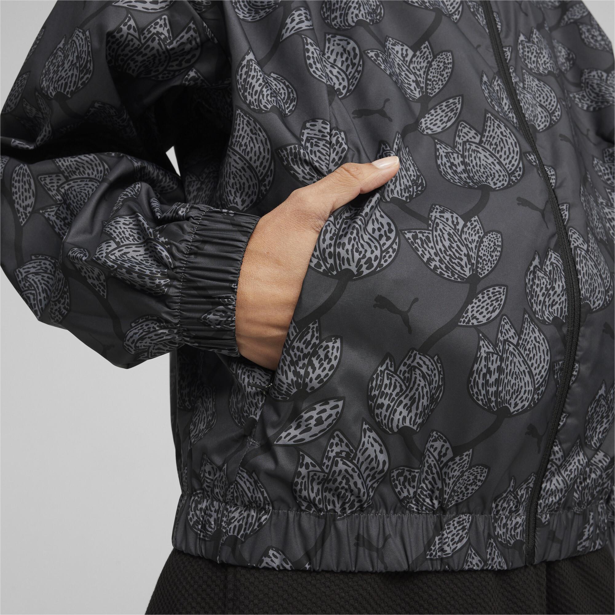 Blossom Aop Windbreaker Kadın Yağmurluk