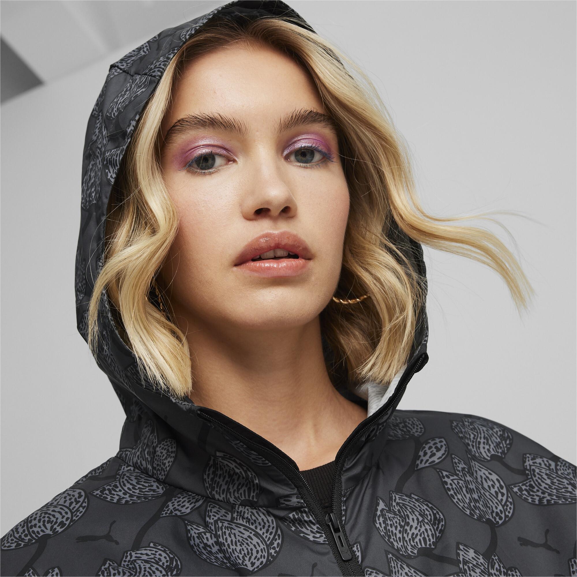 Blossom Aop Windbreaker Kadın Yağmurluk