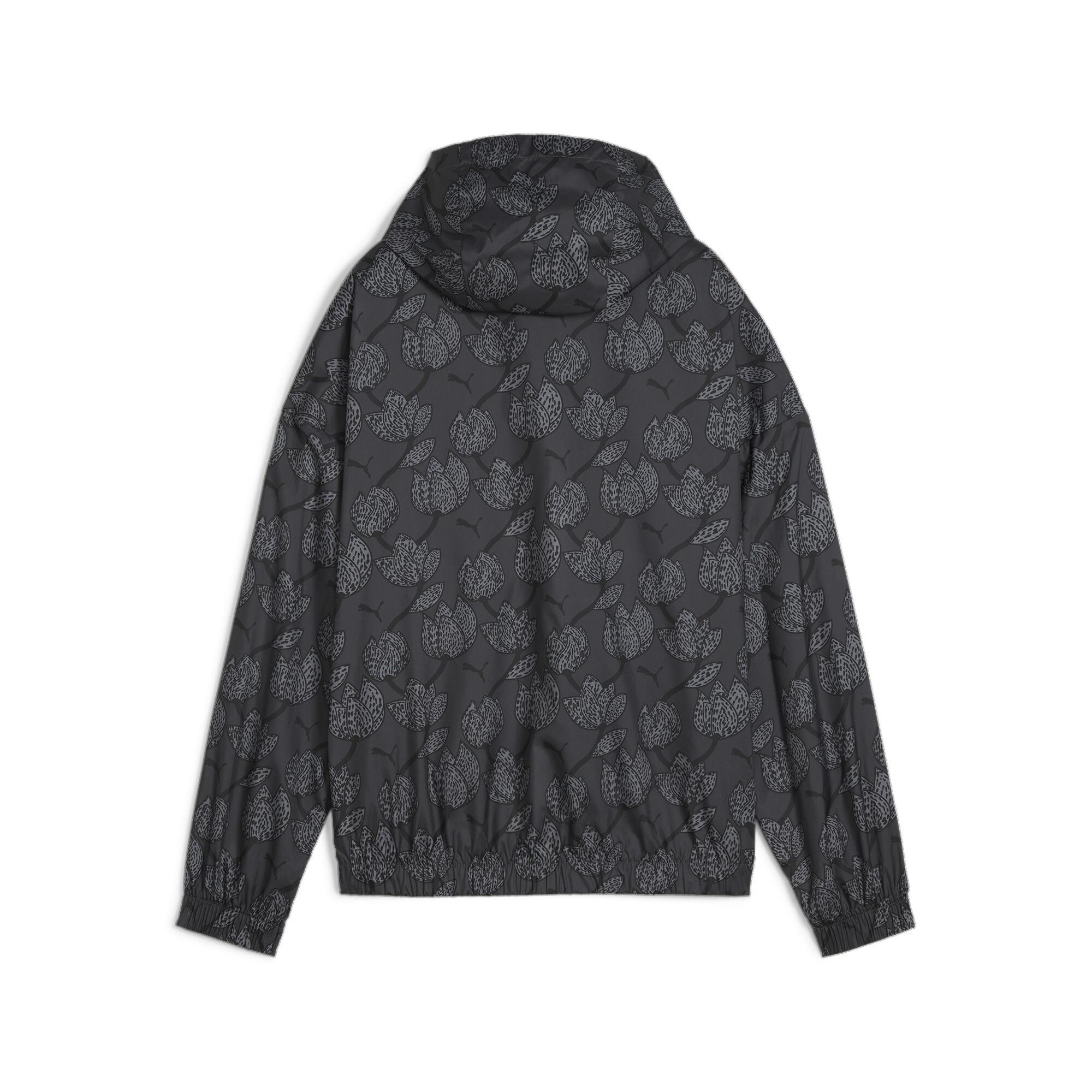Blossom Aop Windbreaker Kadın Yağmurluk